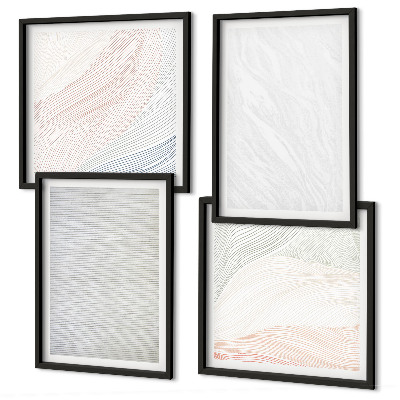 Galería de pared Estructuras brillantes, patrones de arena