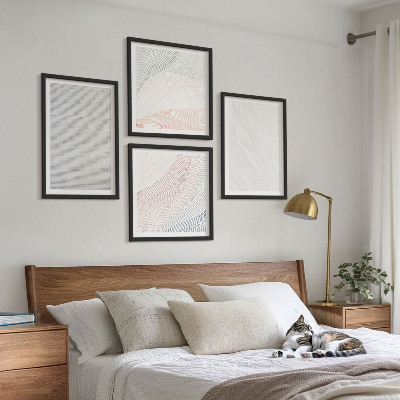 Galería de pared Estructuras brillantes, patrones de arena