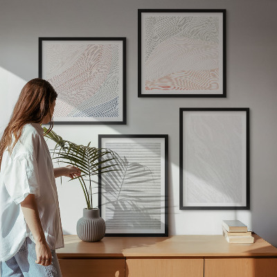 Galería de pared Estructuras brillantes, patrones de arena