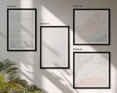 Galería de pared Estructuras brillantes, patrones de arena