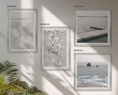 Galería de pared Diseño abstracto con texturas modernas