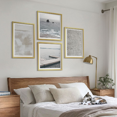 Galería de pared Diseño abstracto con texturas modernas