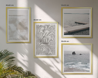 Galería de pared Diseño abstracto con texturas modernas
