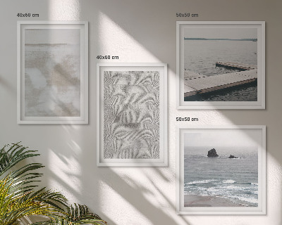 Galería de pared Diseño abstracto con texturas modernas