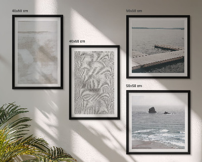 Galería de pared Diseño abstracto con texturas modernas