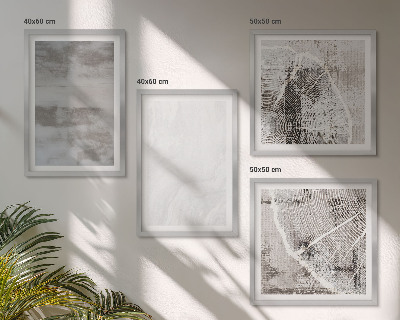 Set de cuadros modernos para salón Formas modernas abstractas