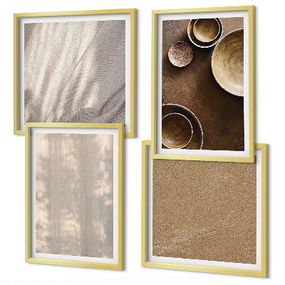 Galería de pared Estructuras texturas minimalismo
