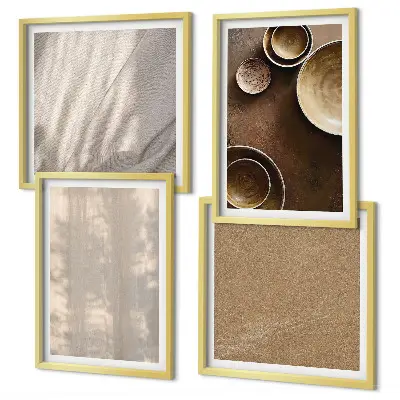 Galería de pared estructuras y texturas minimalistas