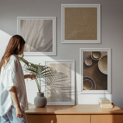 Galería de pared Estructuras texturas minimalismo