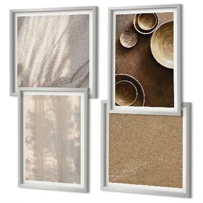 Galería de pared estructuras y texturas minimalistas