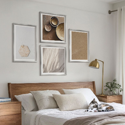 Galería de pared Texturas cálidas minimalistas