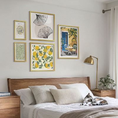 Conjunto de cuadros decorativos Elegantes motivos vegetales