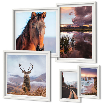 Pared galería de arte La belleza natural de los paisajes