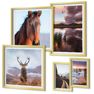 Pared galería de arte La belleza natural de los paisajes