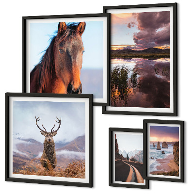 Pared galería de arte La belleza natural de los paisajes