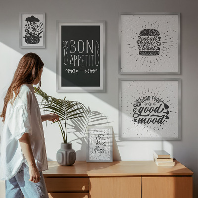 Conjunto de cuadros decorativos Inspiraciones culinarias