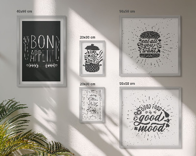 Conjunto de cuadros decorativos Inspiraciones culinarias