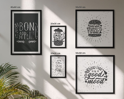 Conjunto de cuadros decorativos Inspiraciones culinarias