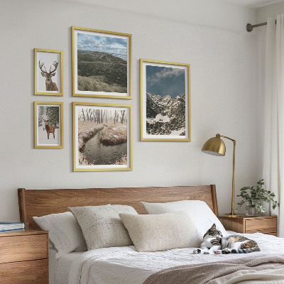 Pared galería de arte Naturaleza salvaje, majestuosas montañas