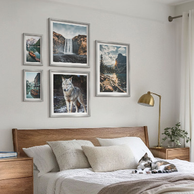 Pared galería de arte Paisajes naturales y fauna silvestre