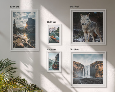 Pared galería de arte Paisajes naturales y fauna silvestre