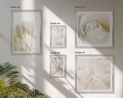 Set de 5 cuadros para salón Detalles en mármol rosa blanco