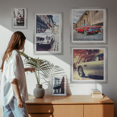 Pared galería de arte Clásicos con estilo en la ciudad