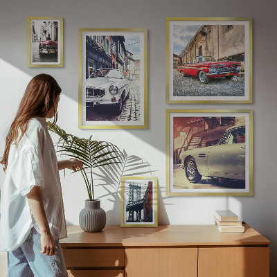 Pared galería de arte Clásicos con estilo en la ciudad