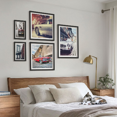 Pared galería de arte Clásicos con estilo en la ciudad