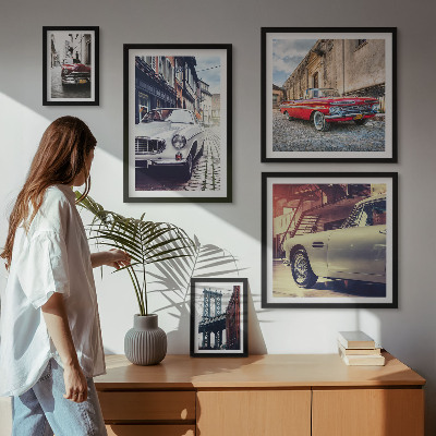 Pared galería de arte Clásicos con estilo en la ciudad