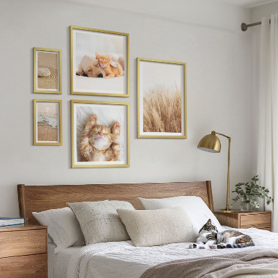 Conjunto de cuadros decorativos Lindos paisajes con animales