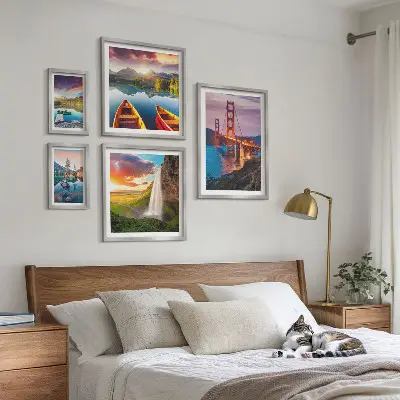 Pared galería de arte paisajes, naturaleza y puentes de Estados Unidos