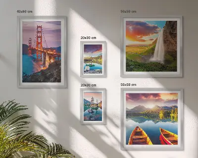 Pared galería de arte paisajes, naturaleza y puentes de Estados Unidos