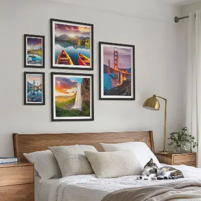 Pared galería de arte paisajes, naturaleza y puentes de Estados Unidos