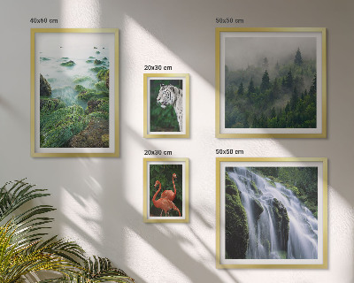 Set de 5 cuadros para salón Naturaleza, animales salvajes, paisajes