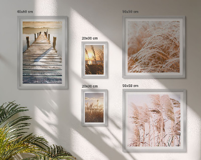 Set de 5 cuadros para salón Vistas tranquilas de la naturaleza.