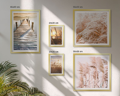 Set de 5 cuadros para salón Vistas tranquilas de la naturaleza.