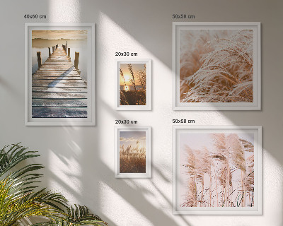 Set de 5 cuadros para salón Vistas tranquilas de la naturaleza.