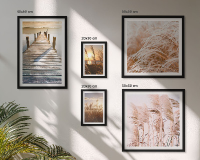 Set de 5 cuadros para salón Vistas tranquilas de la naturaleza.