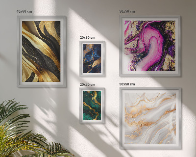 Pared galería de arte Patrones modernos abstractos