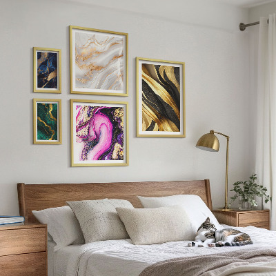 Pared galería de arte Patrones modernos abstractos