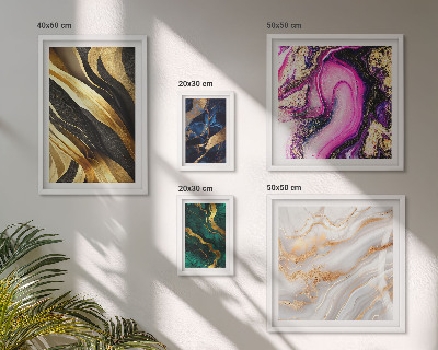 Pared galería de arte Patrones modernos abstractos
