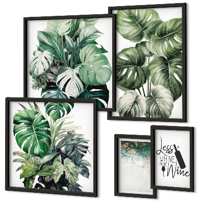Pared galería de arte Frases abstractas sobre plantas