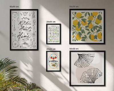 Conjunto de cuadros decorativos Ideas para cocinas con estilo