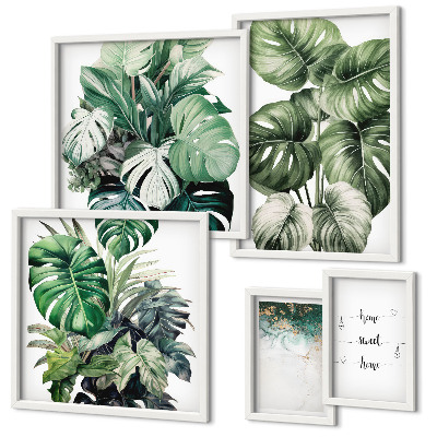 Pared galería de arte Inspiraciones modernas para plantas