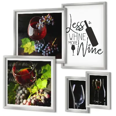 Galería de arte para pared vinos y accesorios con estilo