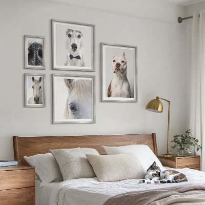 Pared galería de arte Retratos de animales modernos
