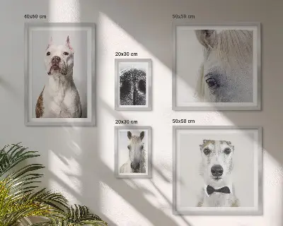 Retratos de animales modernos decoración para pared de galería de arte