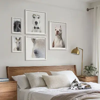 Retratos de animales modernos decoración para pared de galería de arte