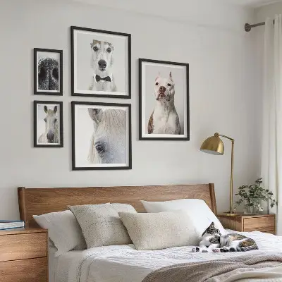 Retratos de animales modernos decoración para pared de galería de arte